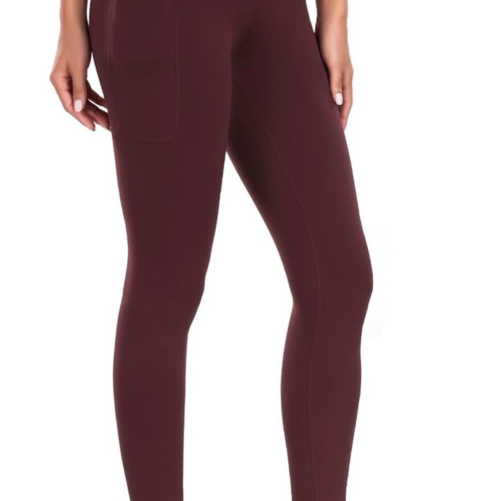 High-Rise Sculpting Leggings in Bordeaux